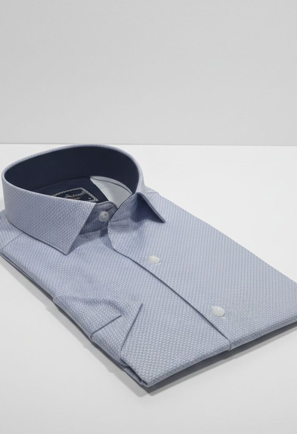 2788 CR K SATIN 001 Slim Fit Kısa Kol Desenli Saten Erkek Gömlek 3GMK312788001 - Giovanni Fratelli
