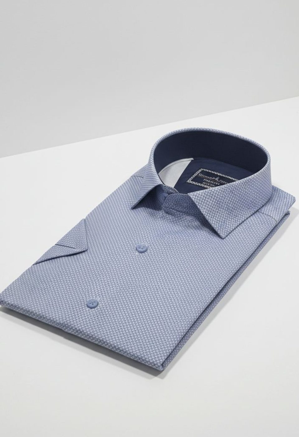 2788 CR K SATIN 004 Slim Fit Kısa Kol Desenli Saten Erkek Gömlek 3GMK312788004 - Giovanni Fratelli