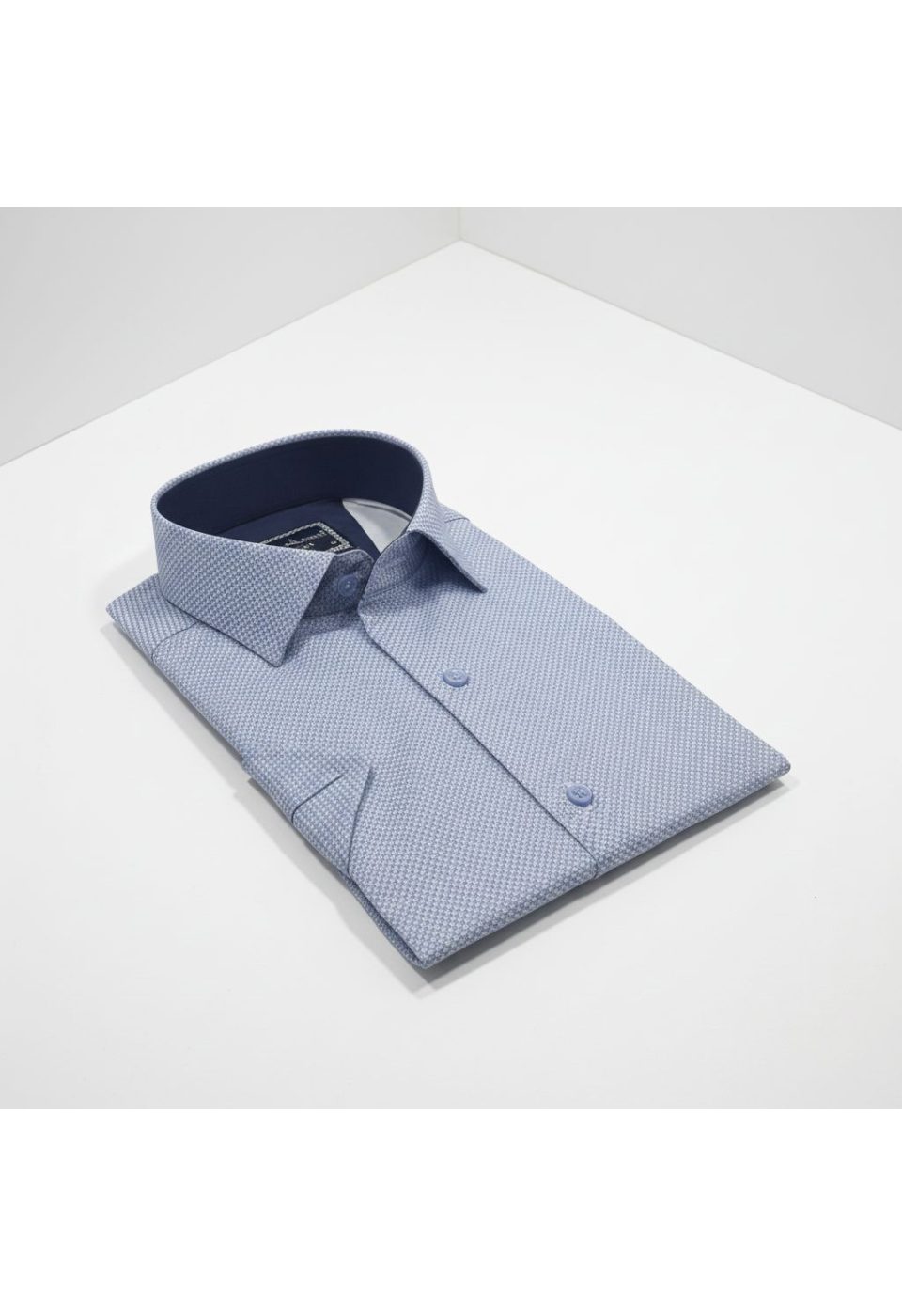 2788 CR K SATIN 004 Slim Fit Kısa Kol Desenli Saten Erkek Gömlek 3GMK312788004 - Giovanni Fratelli