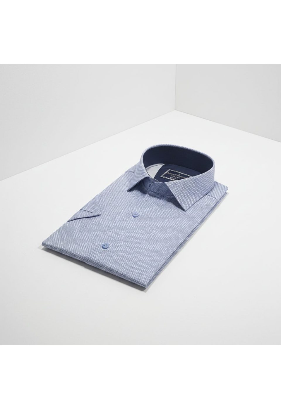 2788 CR K SATIN 004 Slim Fit Kısa Kol Desenli Saten Erkek Gömlek 3GMK312788004 - Giovanni Fratelli