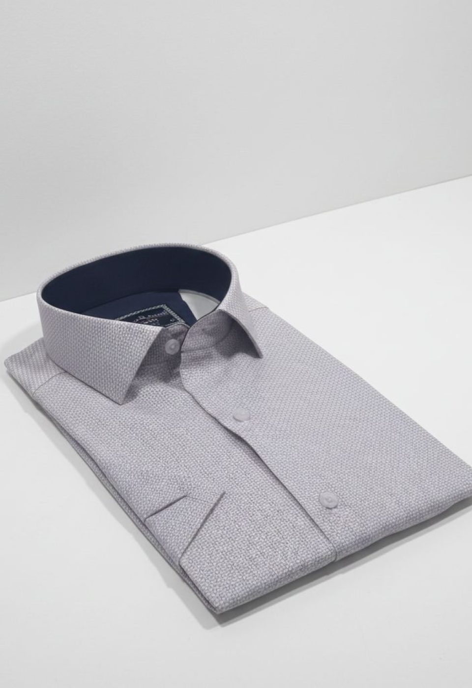 2788 CR K SATIN 010 Slim Fit Kısa Kol Desenli Saten Erkek Gömlek 3GMK312788010 - Giovanni Fratelli