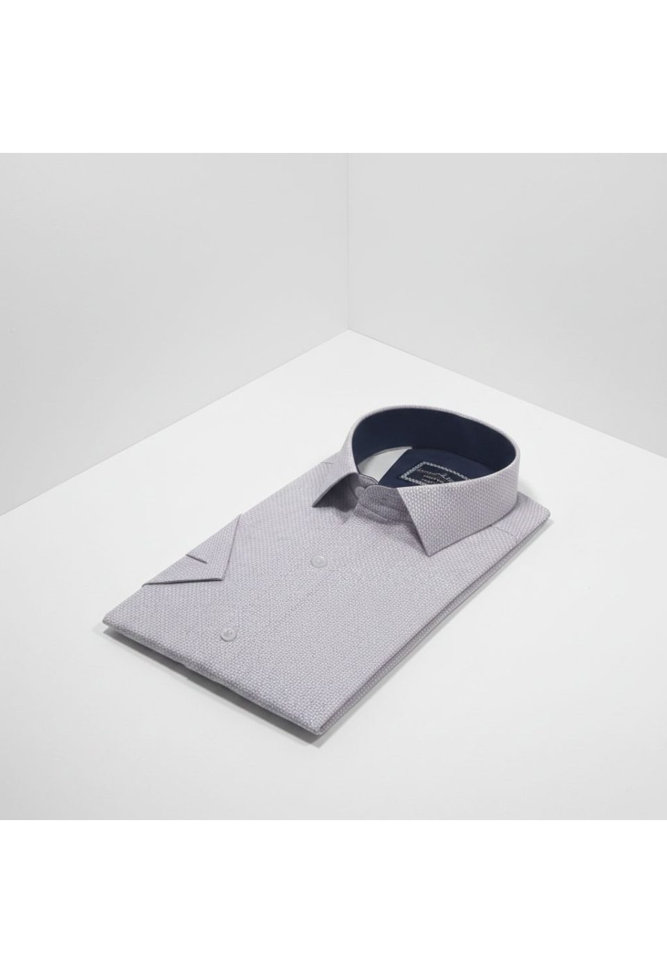 2788 CR K SATIN 010 Slim Fit Kısa Kol Desenli Saten Erkek Gömlek 3GMK312788010 - Giovanni Fratelli