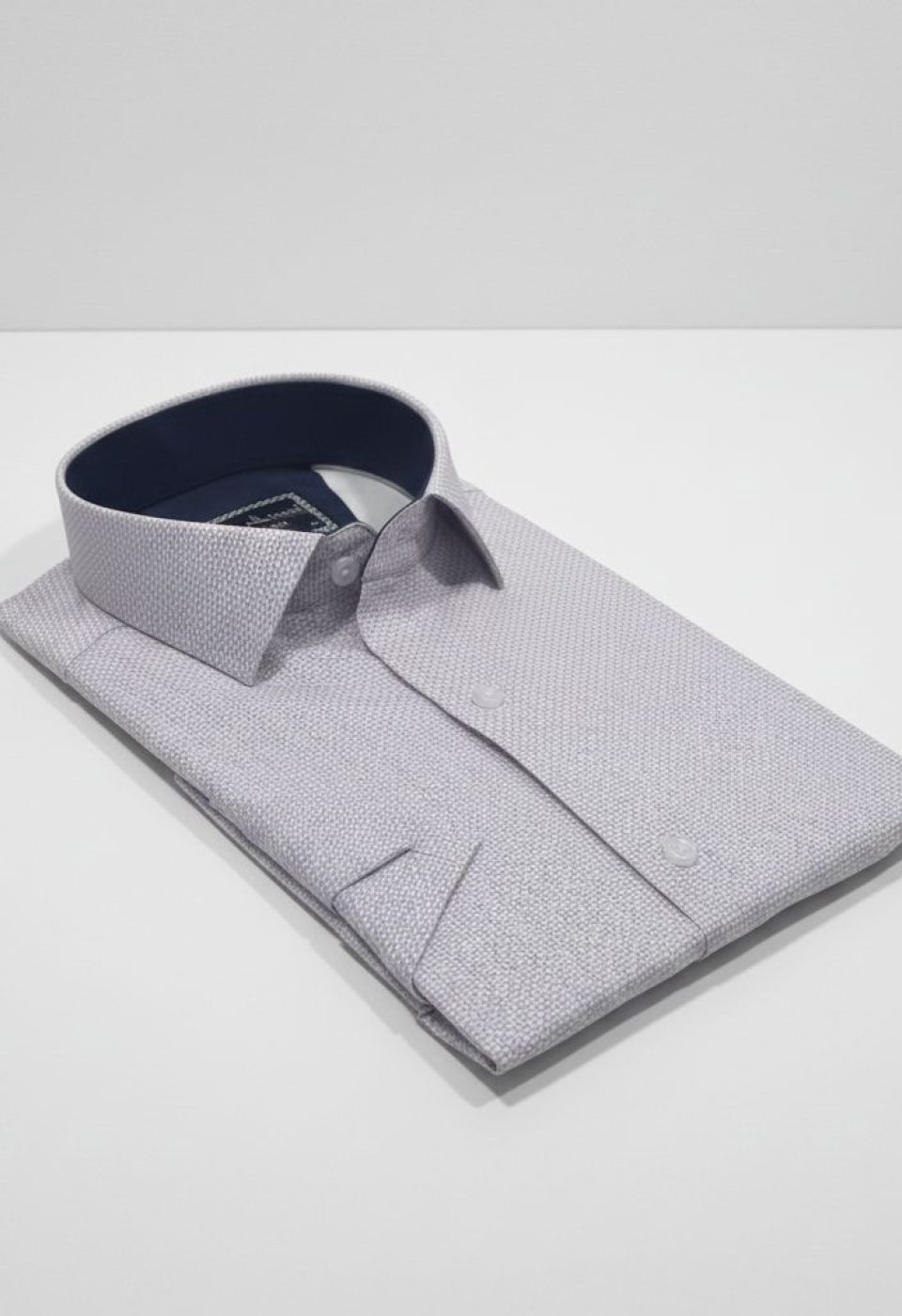 2788 CR K SATIN 010 Slim Fit Kısa Kol Desenli Saten Erkek Gömlek 3GMK312788010 - Giovanni Fratelli