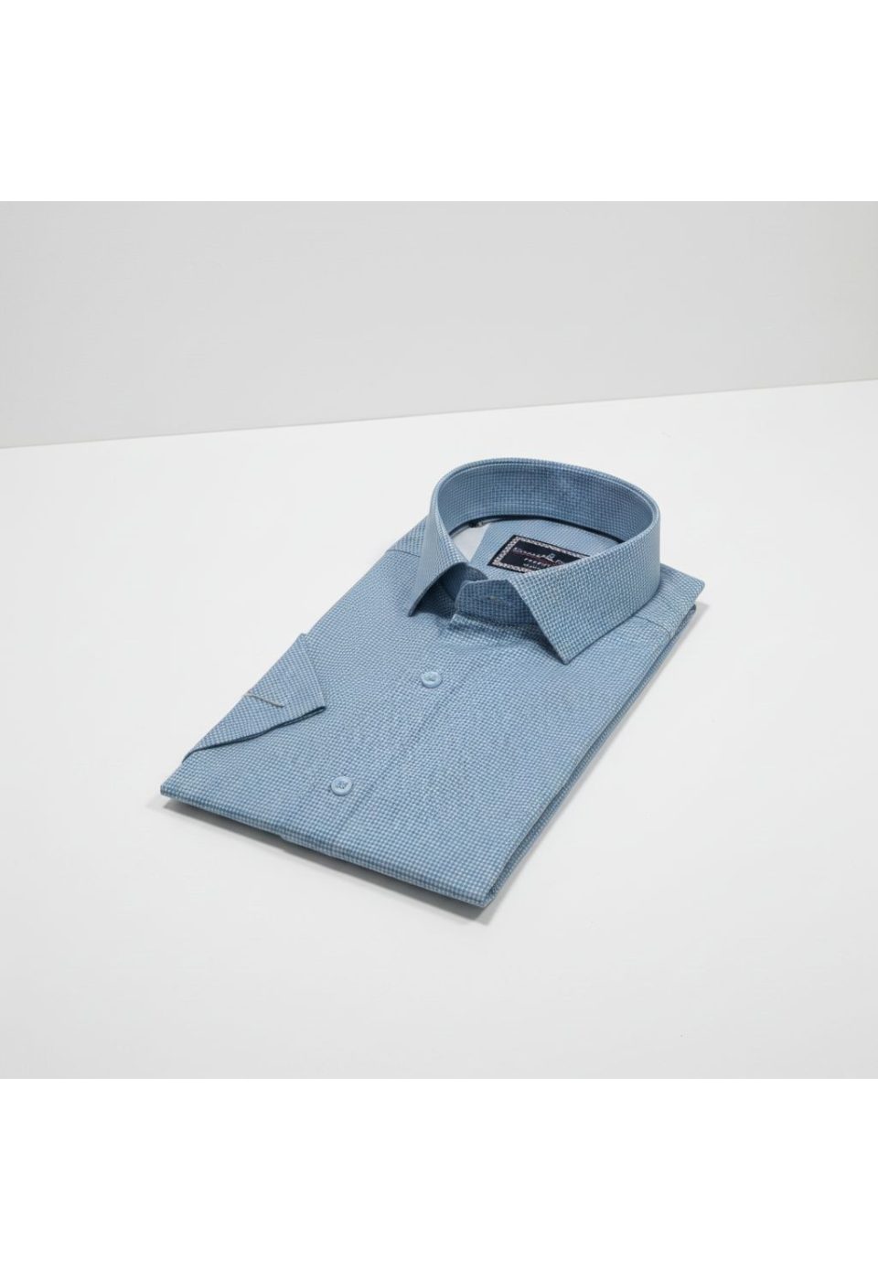2789 CR K SATIN 002 Slim Fit Kısa Kol Desenli Saten Erkek Gömlek 3GMK312789002 - Giovanni Fratelli