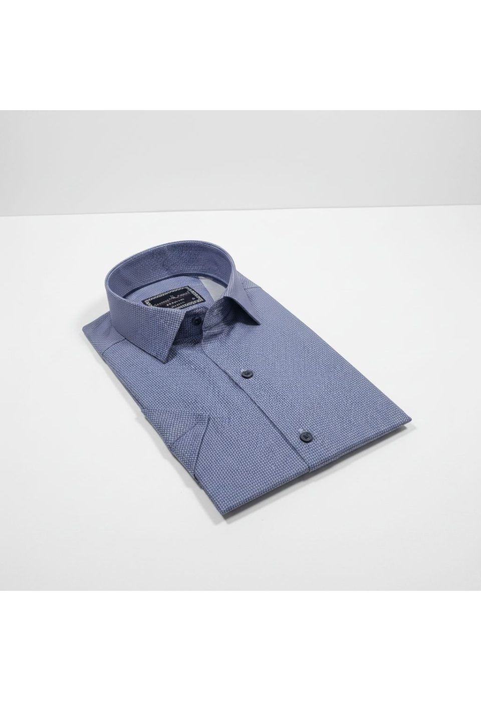 2789 CR K SATIN 004 Slim Fit Kısa Kol Desenli Saten Erkek Gömlek 3GMK312789004 - Giovanni Fratelli