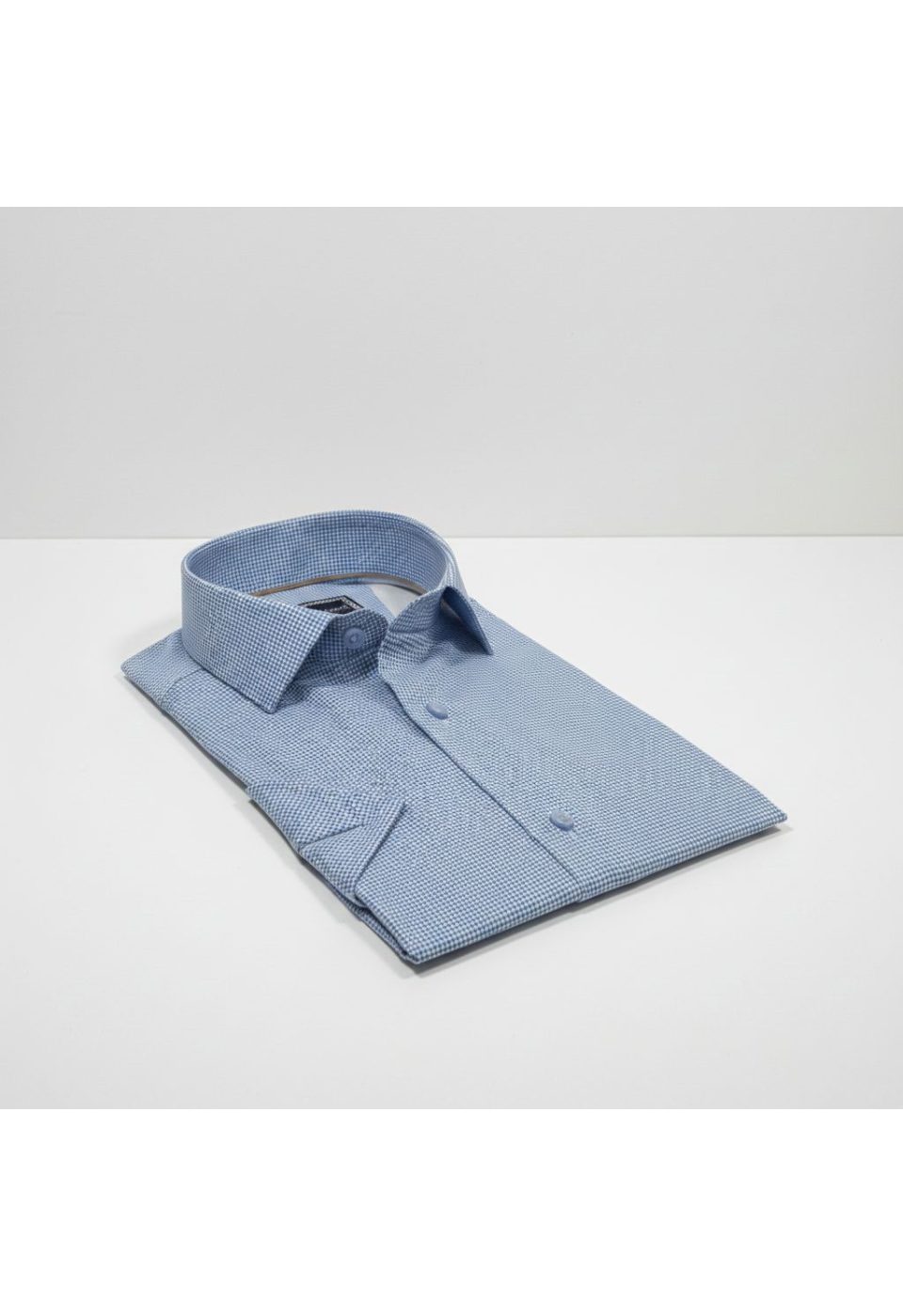 2789 CR K SATIN 005 Slim Fit Kısa Kol Desenli Saten Erkek Gömlek 3GMK312789005 - Giovanni Fratelli
