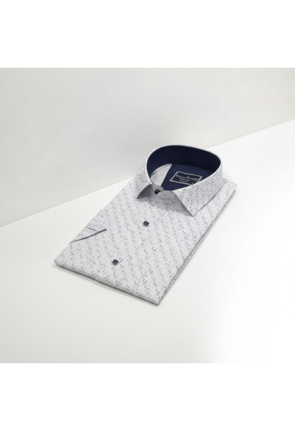 Slim Fit Kısa Kol Desenli Erkek Gömlek 3GMK312791001 - Giovanni Fratelli
