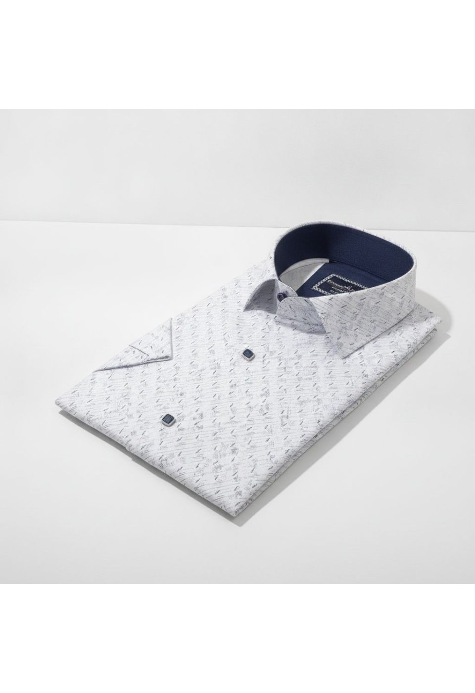 Slim Fit Kısa Kol Desenli Erkek Gömlek 3GMK312791001 - Giovanni Fratelli