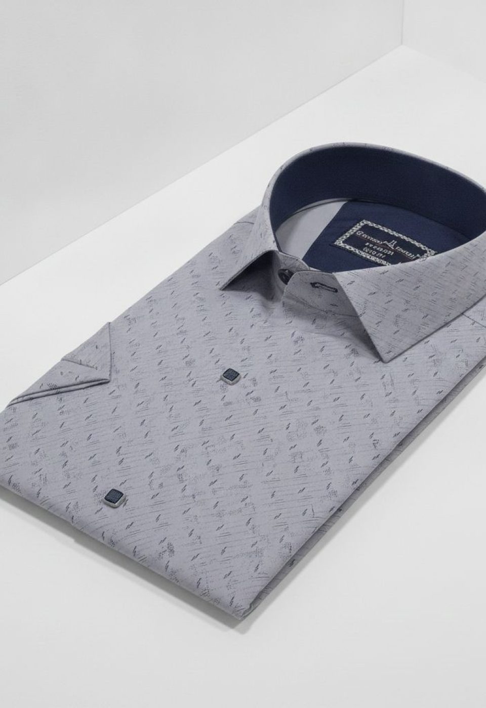 2791 CR K 003 Slim Fit Kısa Kol Desenli Erkek Gömlek 3GMK312791003 - Giovanni Fratelli