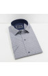 Slim Fit Kısa Kol Desenli Erkek Gömlek 3GMK312791003 Slim Fit Kısa Kol Desenli Erkek Gömlek 3GMK312791003