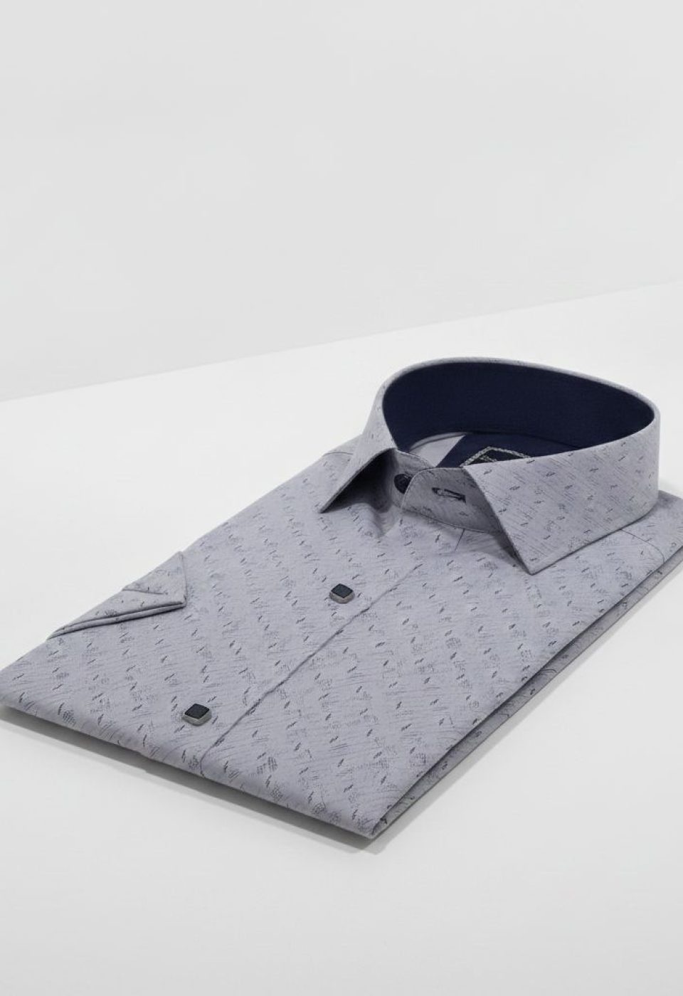 2791 CR K 003 Slim Fit Kısa Kol Desenli Erkek Gömlek 3GMK312791003 - Giovanni Fratelli