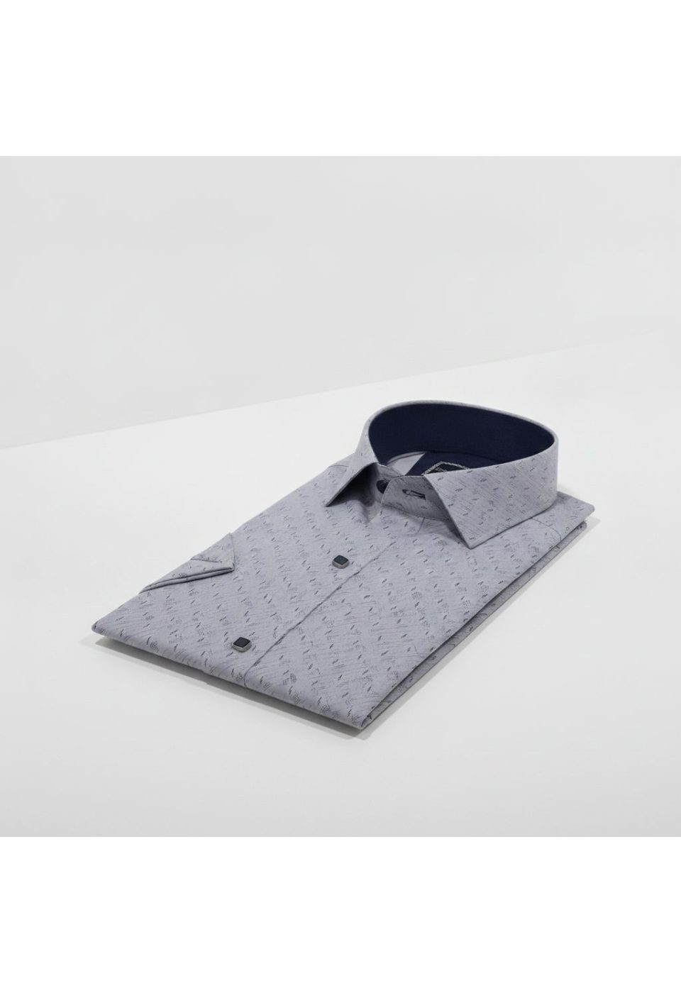 2791 CR K 003 Slim Fit Kısa Kol Desenli Erkek Gömlek 3GMK312791003 - Giovanni Fratelli