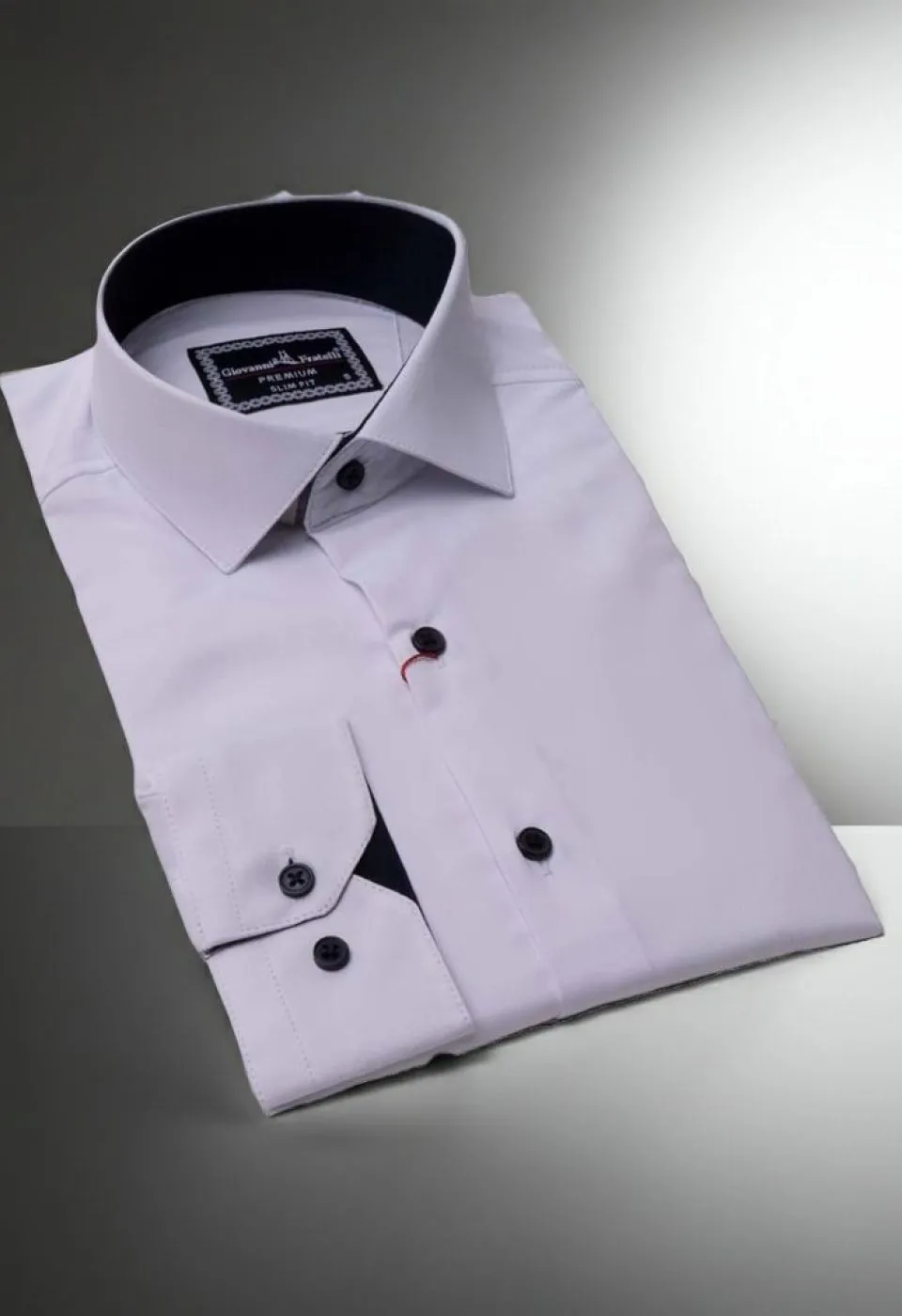 Slim Fit Uzun Kol Düz Renk Saten Erkek Gömlek 3GMK313007001