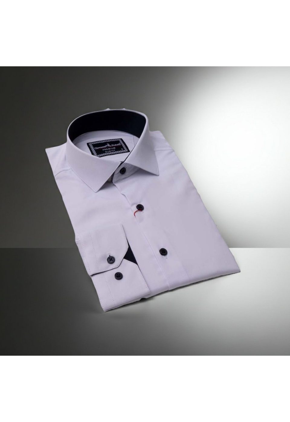 3007 CR SATIN 001 Slim Fit Uzun Kol Düz Renk Saten Erkek Gömlek 3GMK313007001 - Giovanni Fratelli
