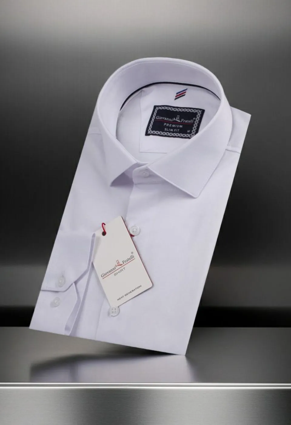 Slim Fit Uzun Kol Düz Renk Saten Erkek Gömlek 3GMK313013001