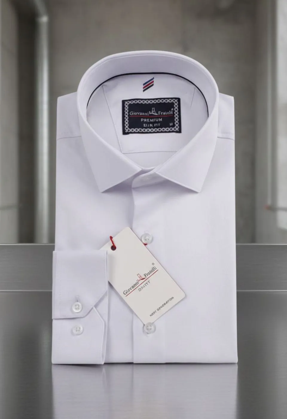 Slim Fit Uzun Kol Düz Renk Saten Erkek Gömlek 3GMK313013001