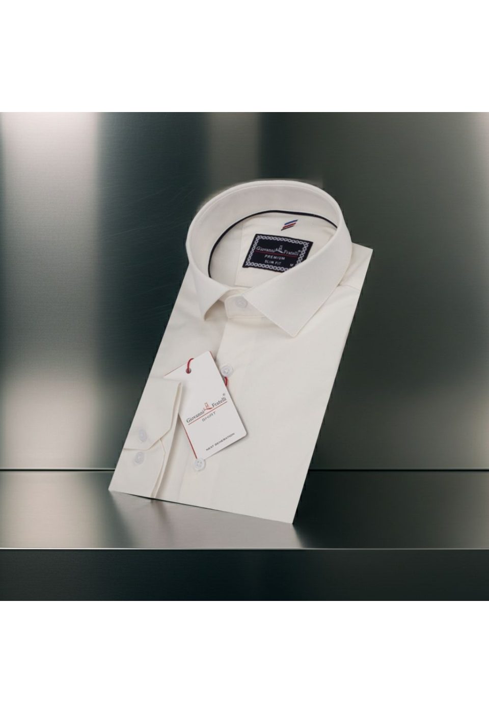3013 CR SATIN 002 Slim Fit Uzun Kol Düz Renk Saten Erkek Gömlek 3GMK313013002 - Giovanni Fratelli
