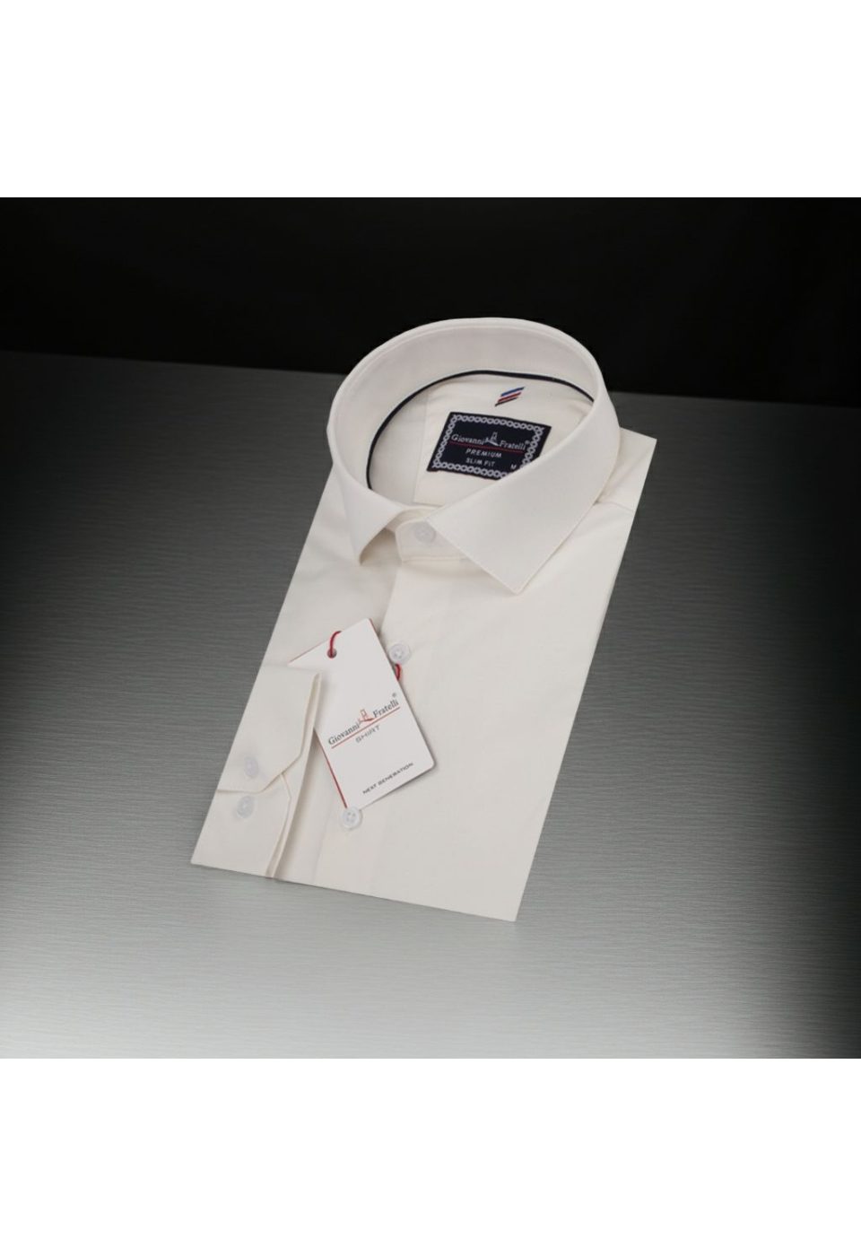 3013 CR SATIN 002 Slim Fit Uzun Kol Düz Renk Saten Erkek Gömlek 3GMK313013002 - Giovanni Fratelli