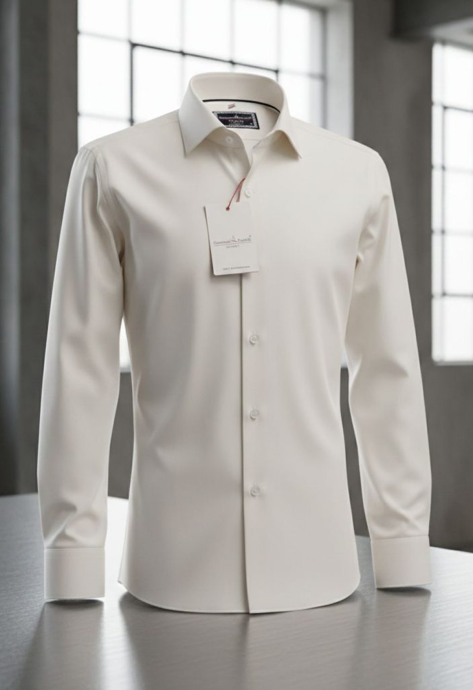 3013 CR SATIN 002 Slim Fit Uzun Kol Düz Renk Saten Erkek Gömlek 3GMK313013002 - Giovanni Fratelli