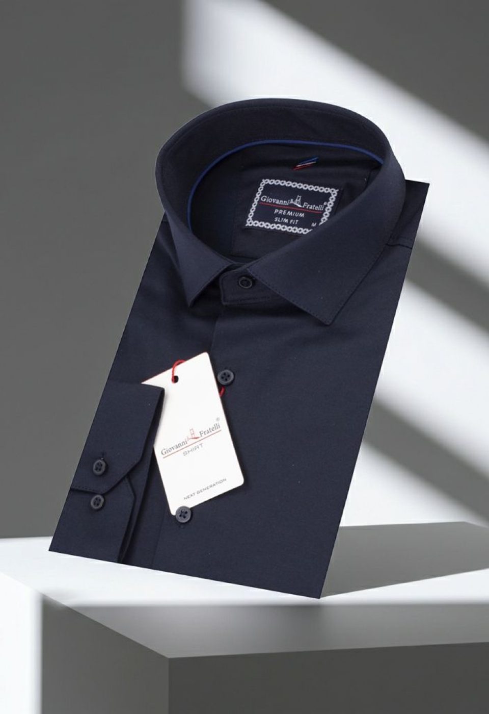 3013 CR SATIN 006 Slim Fit Uzun Kol Düz Renk Saten Erkek Gömlek 3GMK313013006 - Giovanni Fratelli