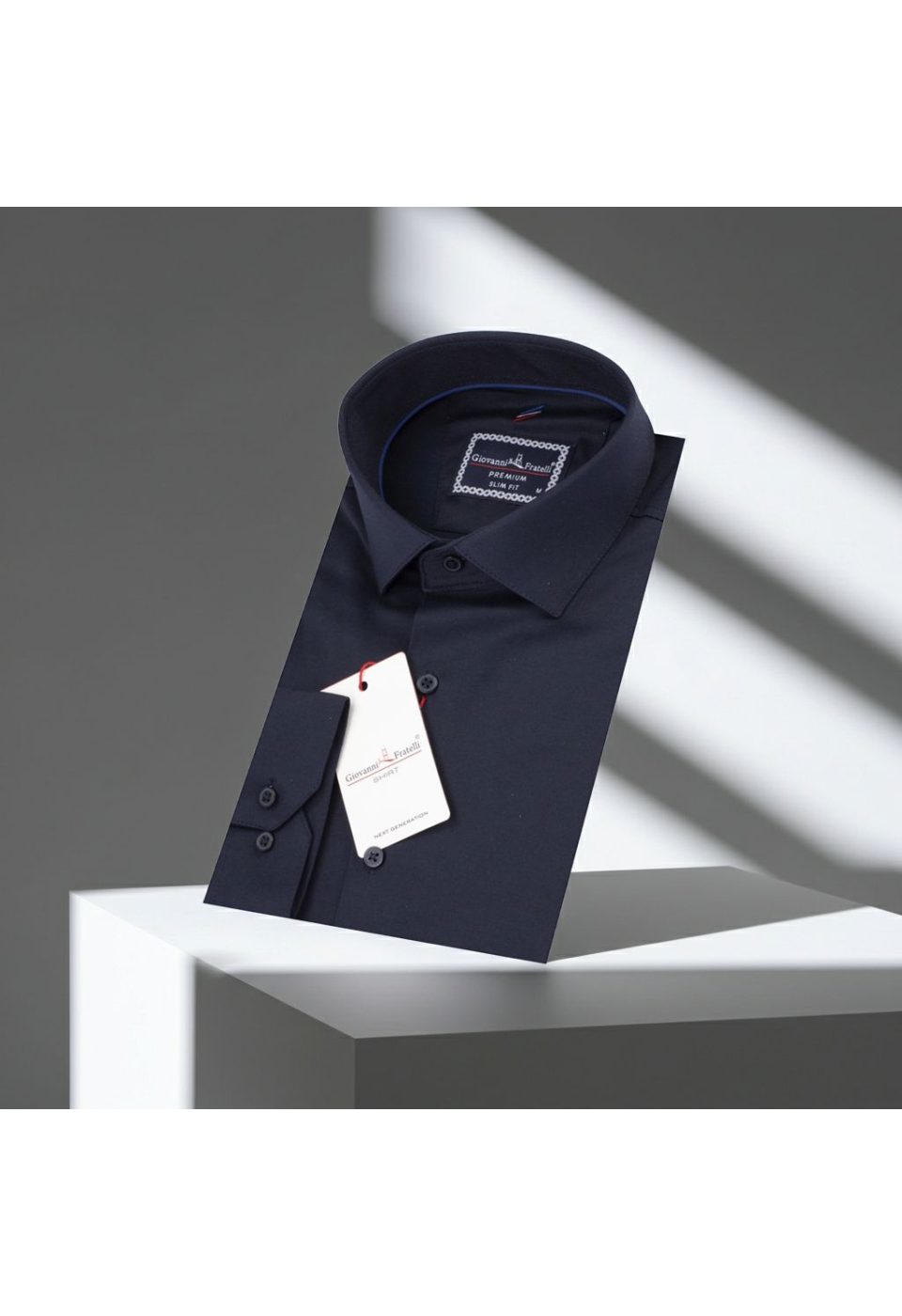 3013 CR SATIN 006 Slim Fit Uzun Kol Düz Renk Saten Erkek Gömlek 3GMK313013006 - Giovanni Fratelli