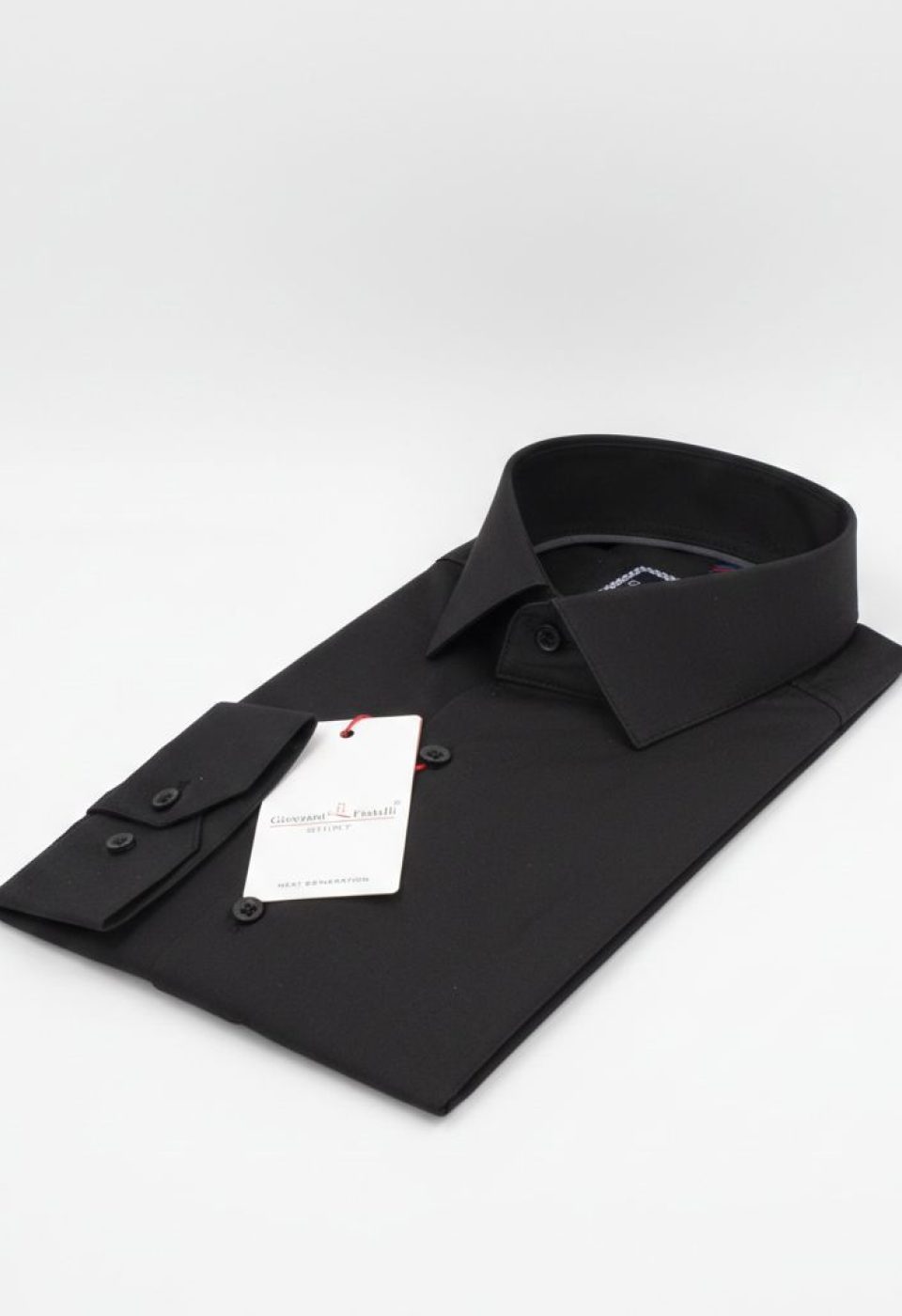 3013 CR SATIN 009 Slim Fit Uzun Kol Düz Renk Saten Erkek Gömlek 3GMK313013009 - Giovanni Fratelli