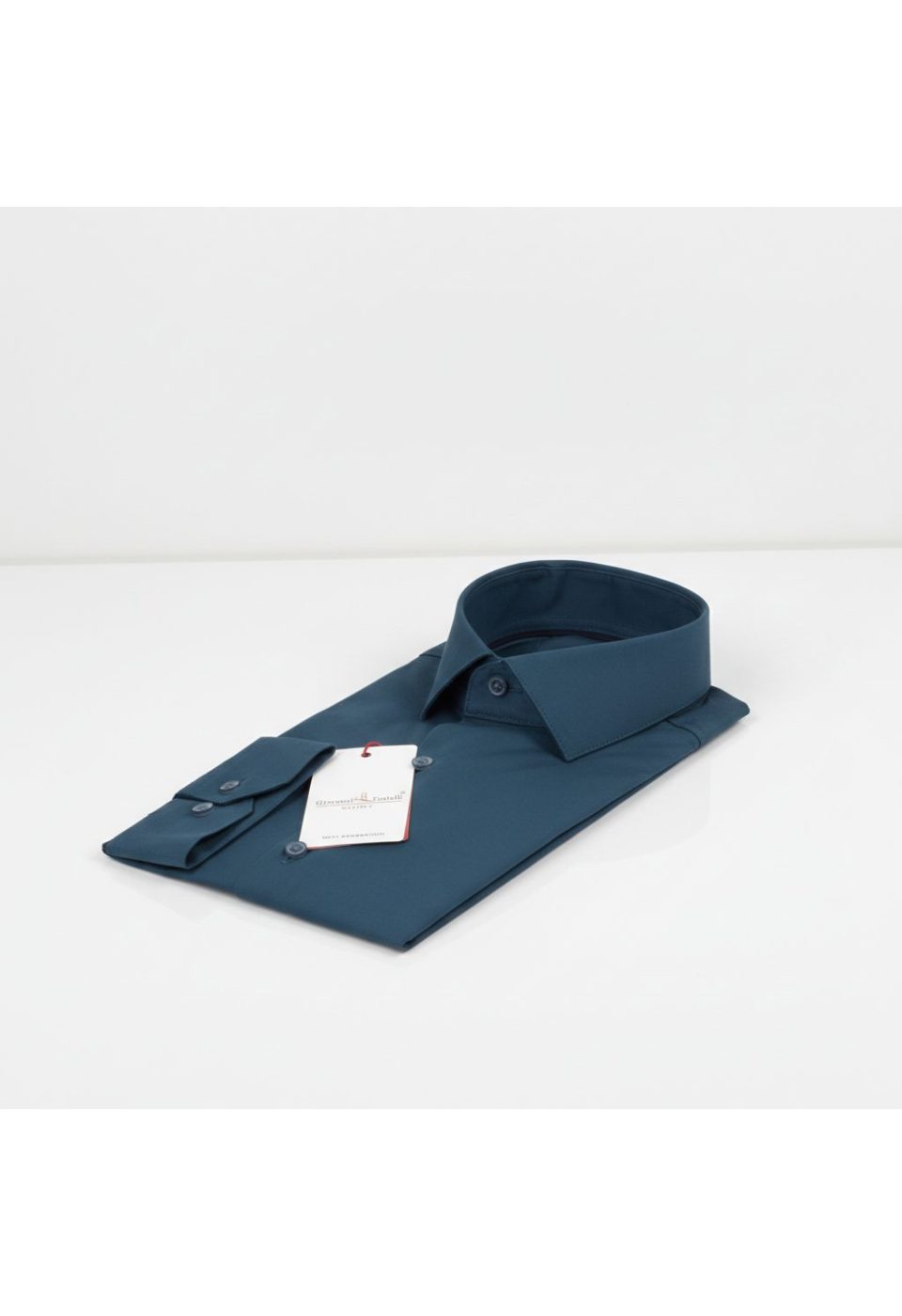 3013 CR SATIN 012 Slim Fit Uzun Kol Düz Renk Saten Erkek Gömlek 3GMK313013012 - Giovanni Fratelli