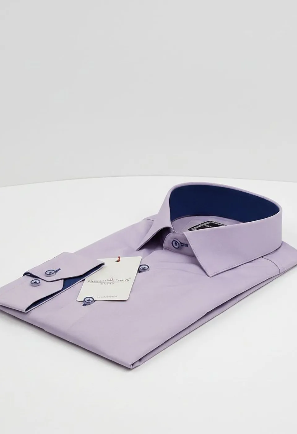 Slim Fit Uzun Kol Düz Renk Saten Erkek Gömlek 3GMK313016008