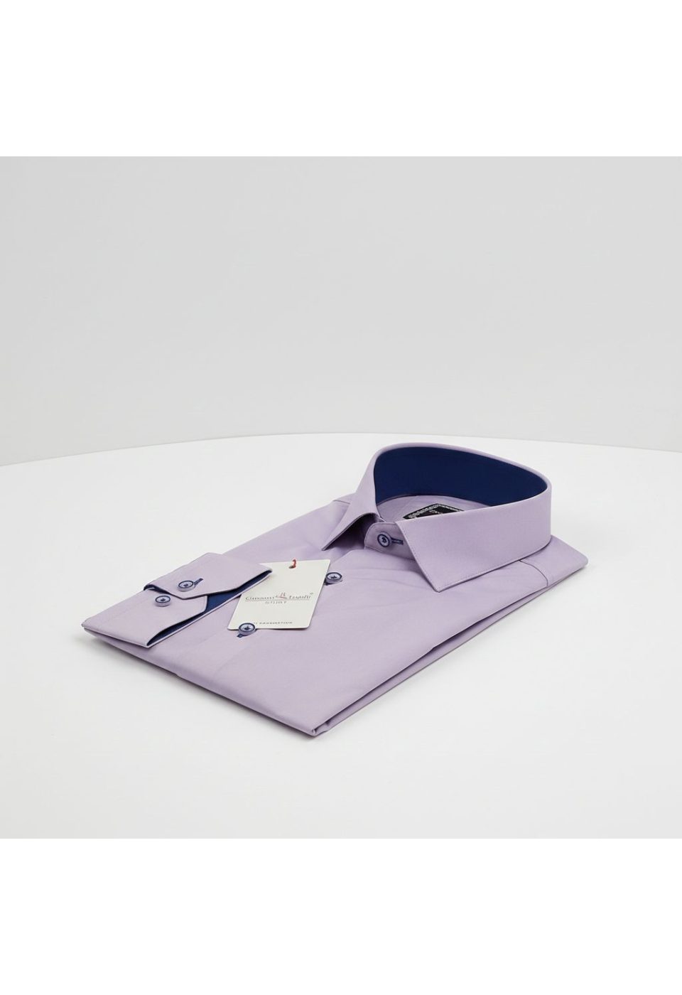 3016 CR SATIN 008 Slim Fit Uzun Kol Düz Renk Saten Erkek Gömlek 3GMK313016008 - Giovanni Fratelli