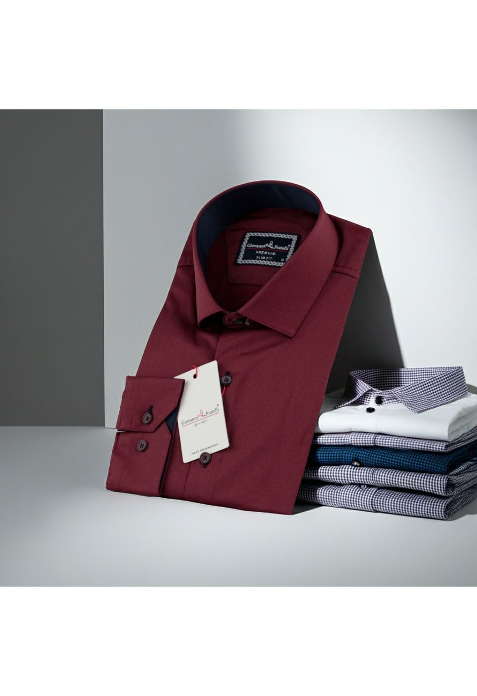 3016 CR SATIN 009 Slim Fit Uzun Kol Düz Renk Saten Erkek Gömlek 3GMK313016009 - Giovanni Fratelli