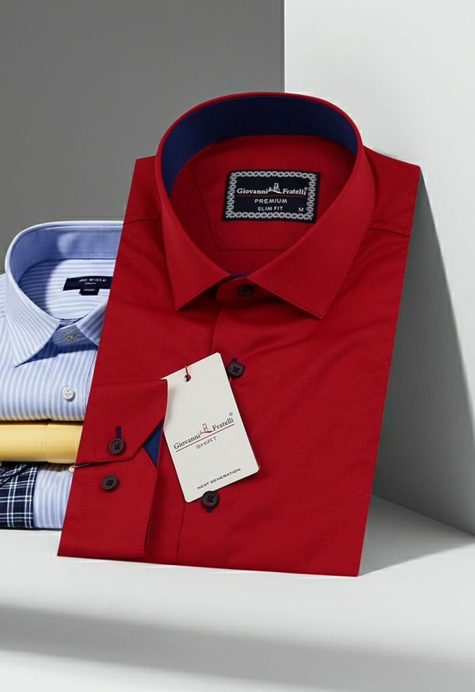 3016 CR SATIN 010 Slim Fit Uzun Kol Düz Renk Saten Erkek Gömlek 3GMK313016010 - Giovanni Fratelli