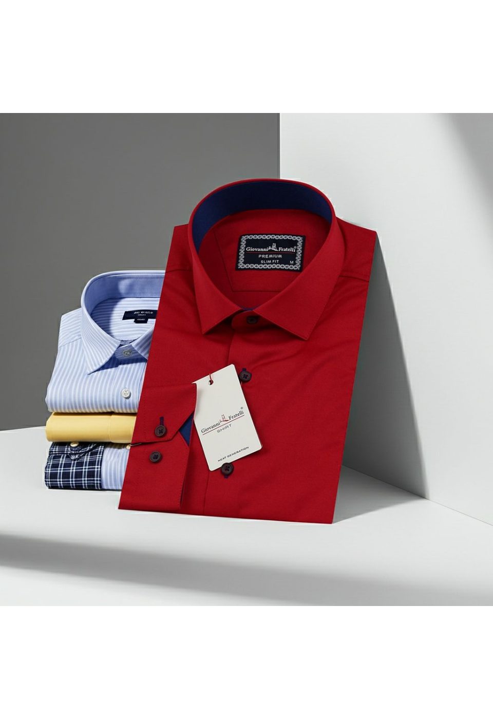 3016 CR SATIN 010 Slim Fit Uzun Kol Düz Renk Saten Erkek Gömlek 3GMK313016010 - Giovanni Fratelli