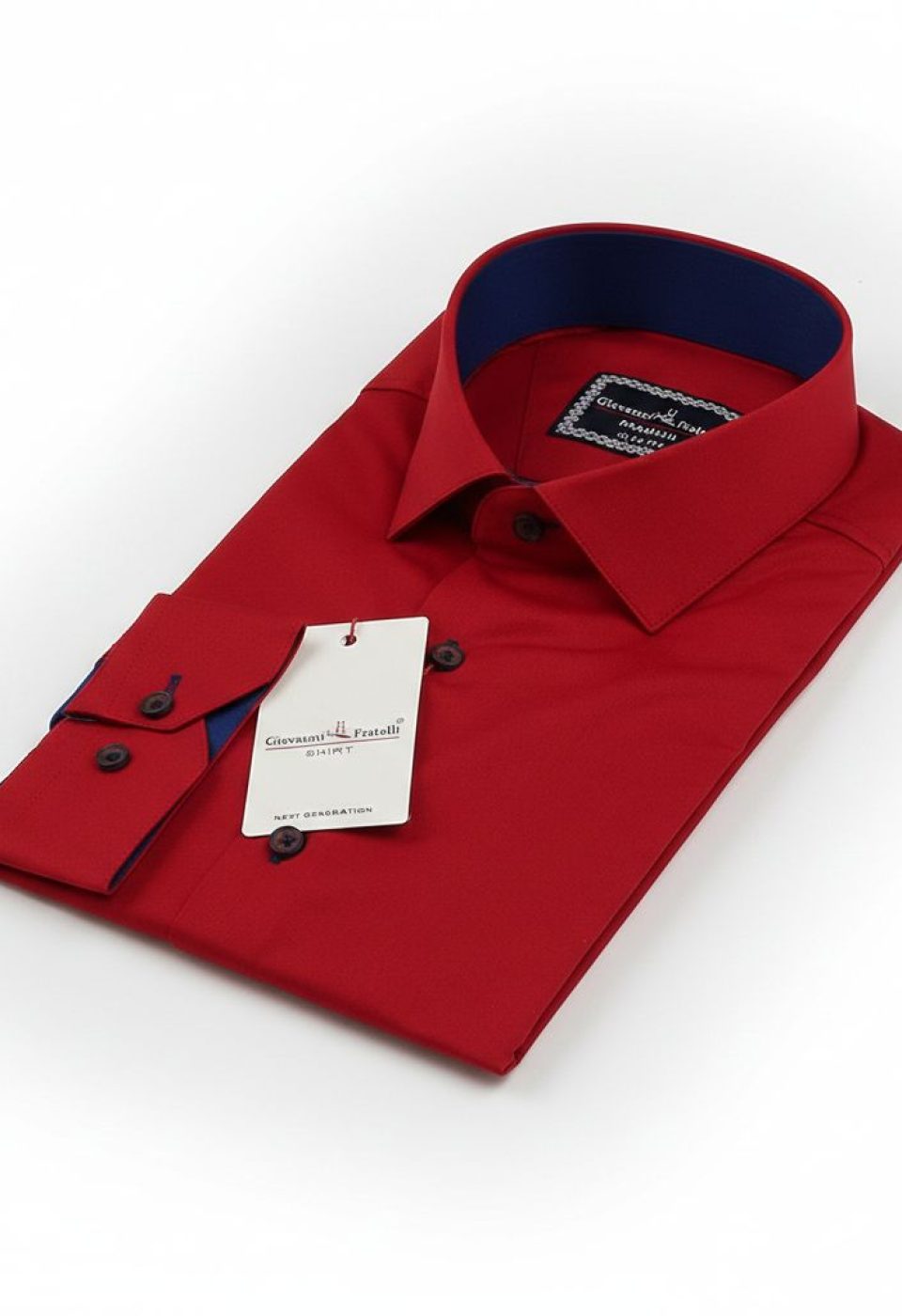 3016 CR SATIN 010 Slim Fit Uzun Kol Düz Renk Saten Erkek Gömlek 3GMK313016010 - Giovanni Fratelli