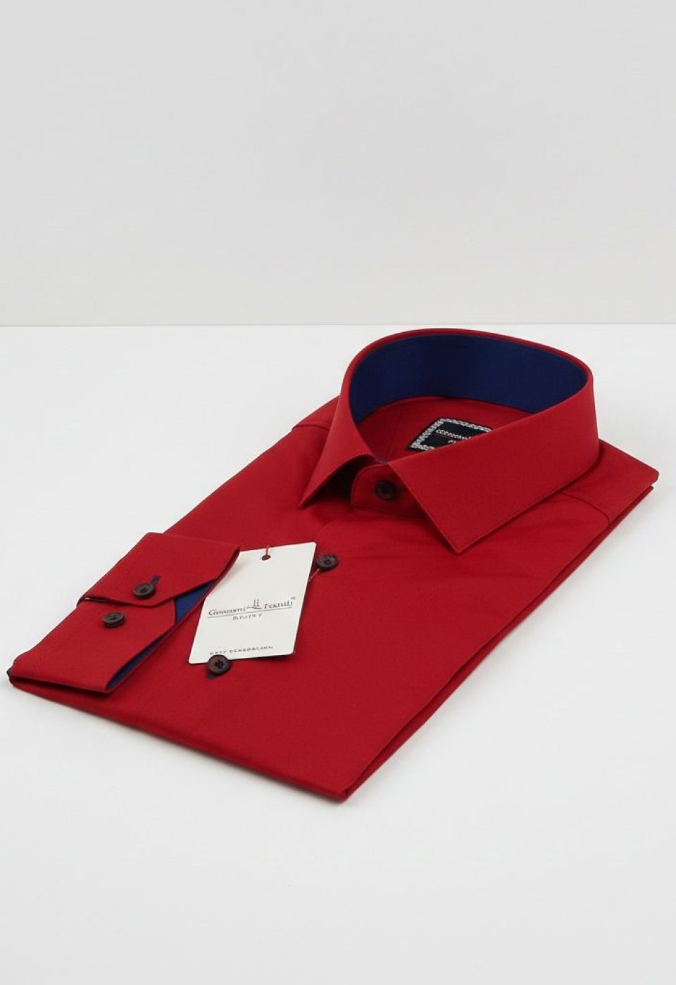 3016 CR SATIN 010 Slim Fit Uzun Kol Düz Renk Saten Erkek Gömlek 3GMK313016010 - Giovanni Fratelli