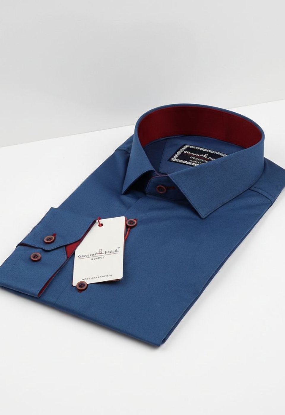 3016 CR SATIN 013 Slim Fit Uzun Kol Düz Renk Saten Erkek Gömlek 3GMK313016013 - Giovanni Fratelli