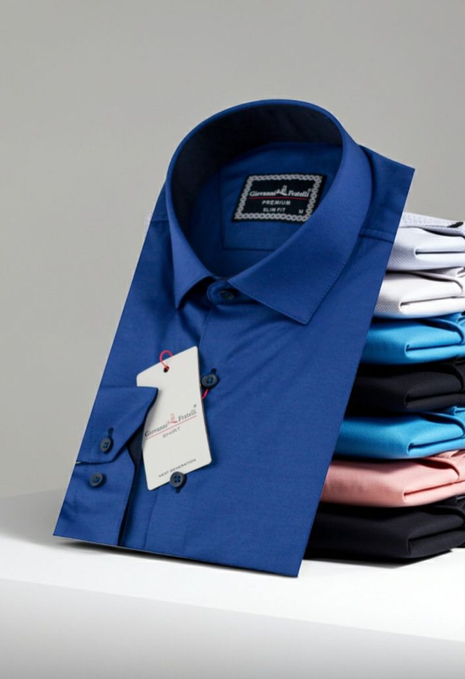 3016 CR SATIN 014 Slim Fit Uzun Kol Düz Renk Saten Erkek Gömlek 3GMK313016014 - Giovanni Fratelli