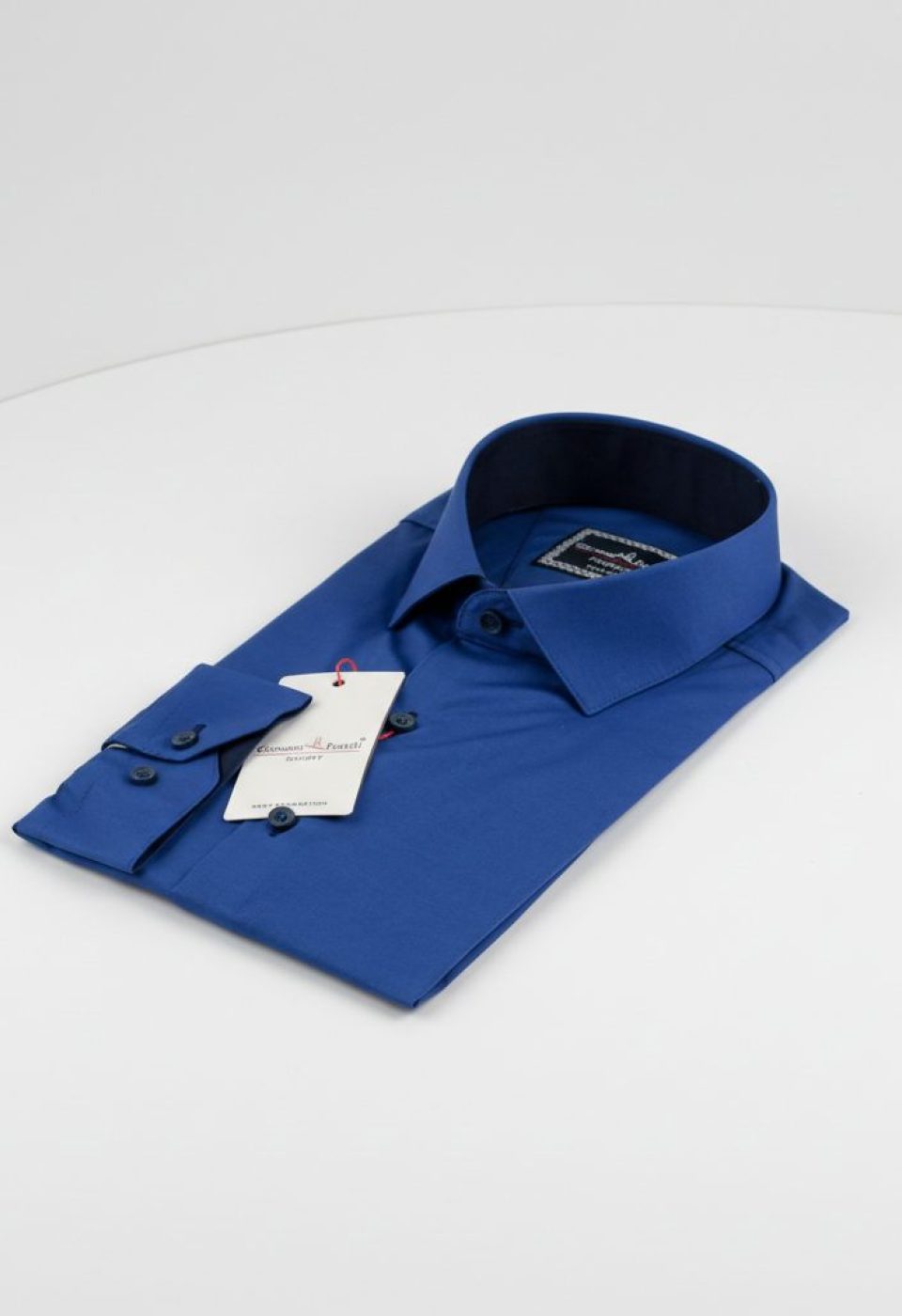 3016 CR SATIN 014 Slim Fit Uzun Kol Düz Renk Saten Erkek Gömlek 3GMK313016014 - Giovanni Fratelli