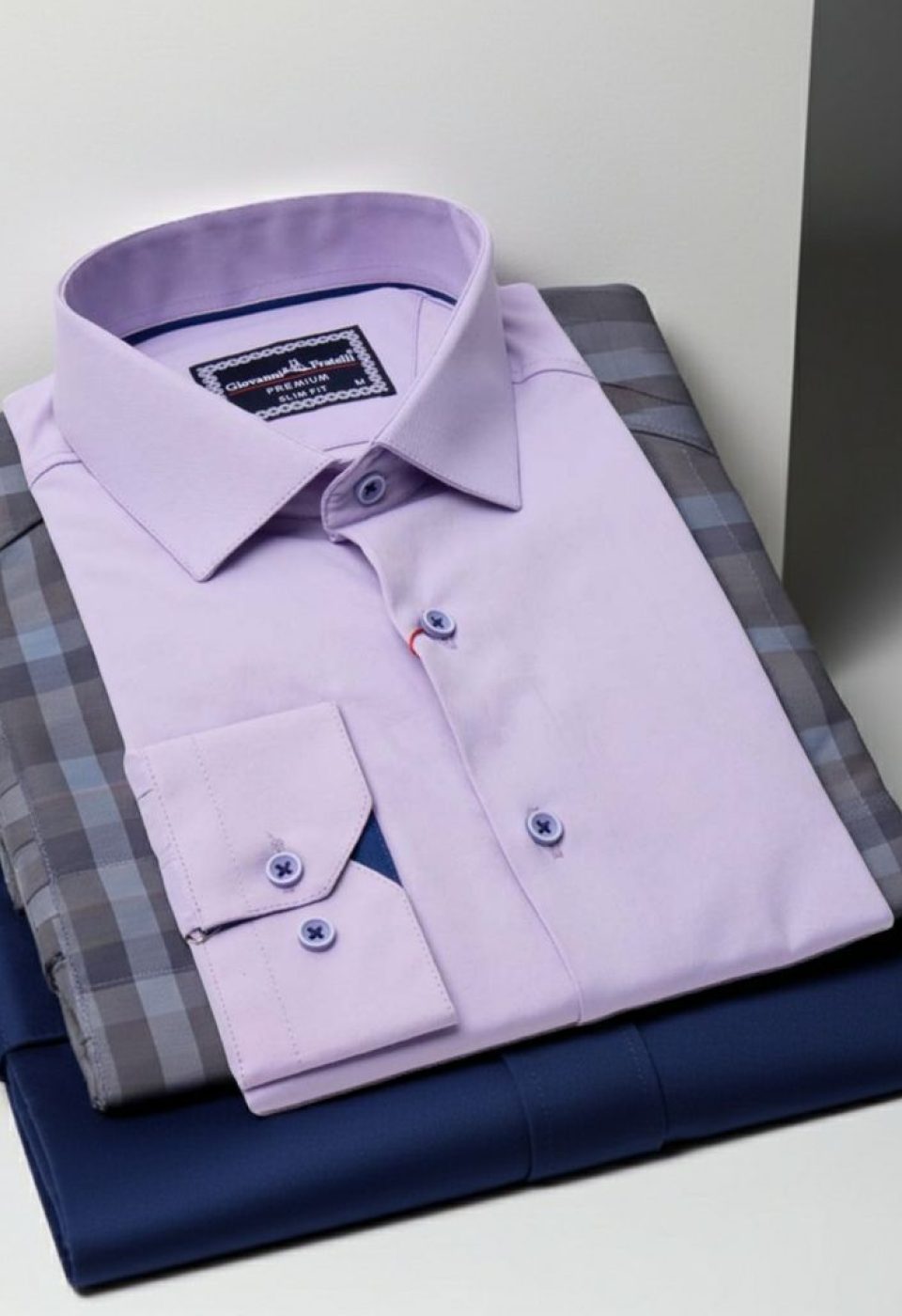 3021 CR SATIN 009 Slim Fit Uzun Kol Düz Renk Saten Erkek Gömlek 3GMK313021009 - Giovanni Fratelli