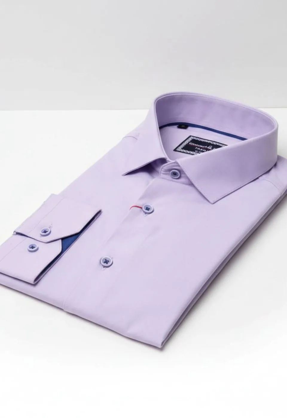 Slim Fit Uzun Kol Düz Renk Saten Erkek Gömlek 3GMK313021009 - Giovanni Fratelli