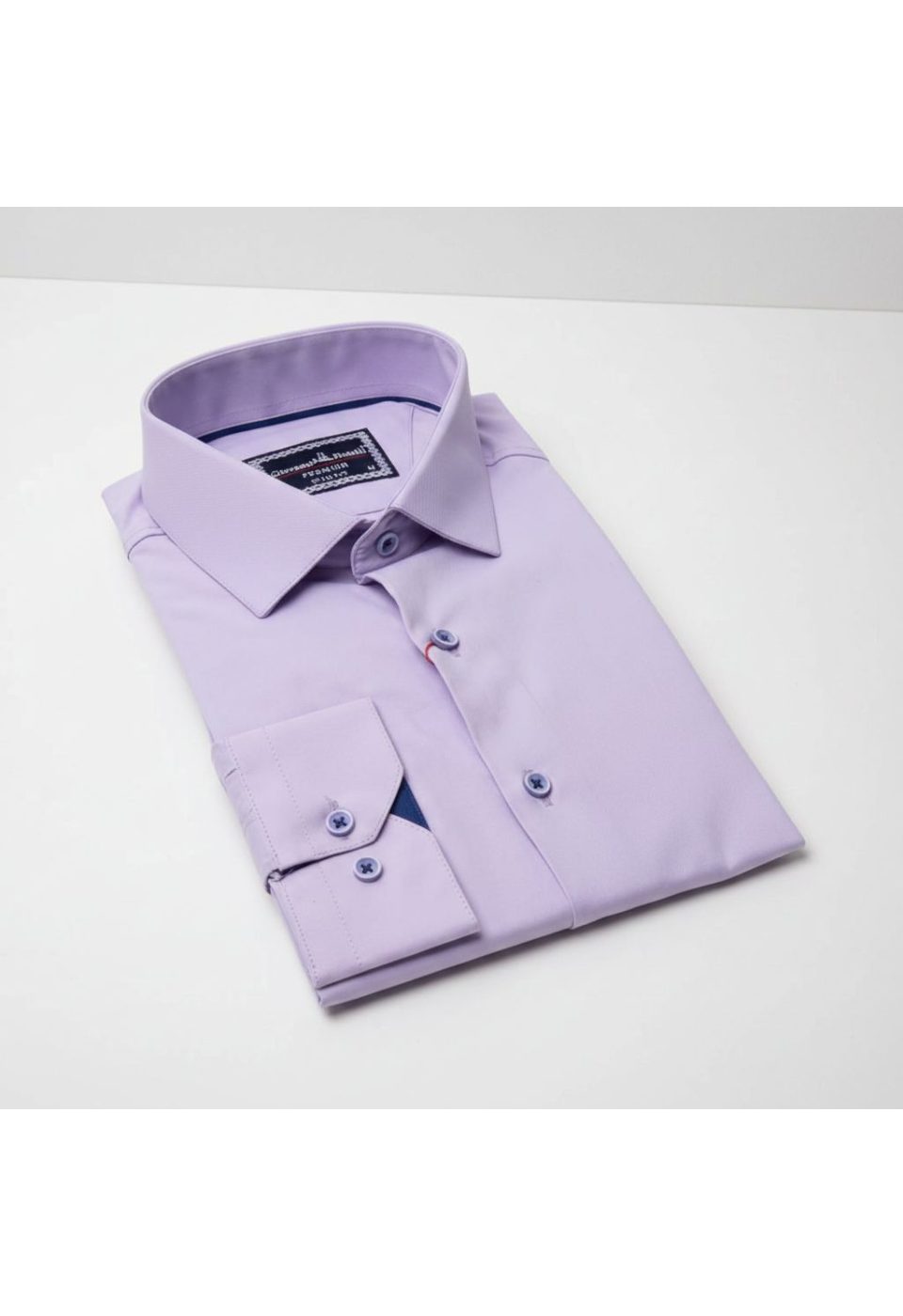 3021 CR SATIN 009 Slim Fit Uzun Kol Düz Renk Saten Erkek Gömlek 3GMK313021009 - Giovanni Fratelli