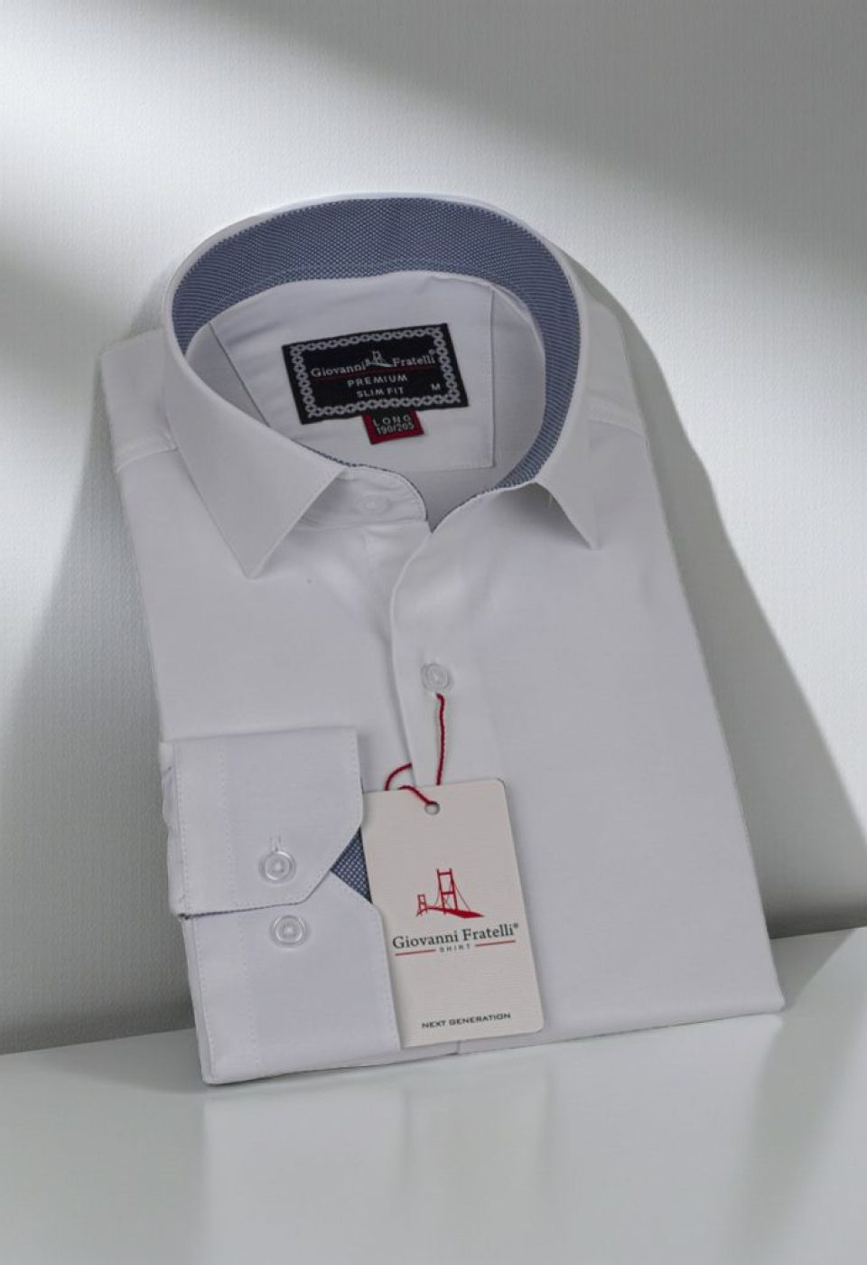 3022 CR 8 DROP SATIN 001 8 Drop Slim Fit Uzun Kol Düz Renk Saten Erkek Gömlek 3GMK323022001 - Giovanni Fratelli