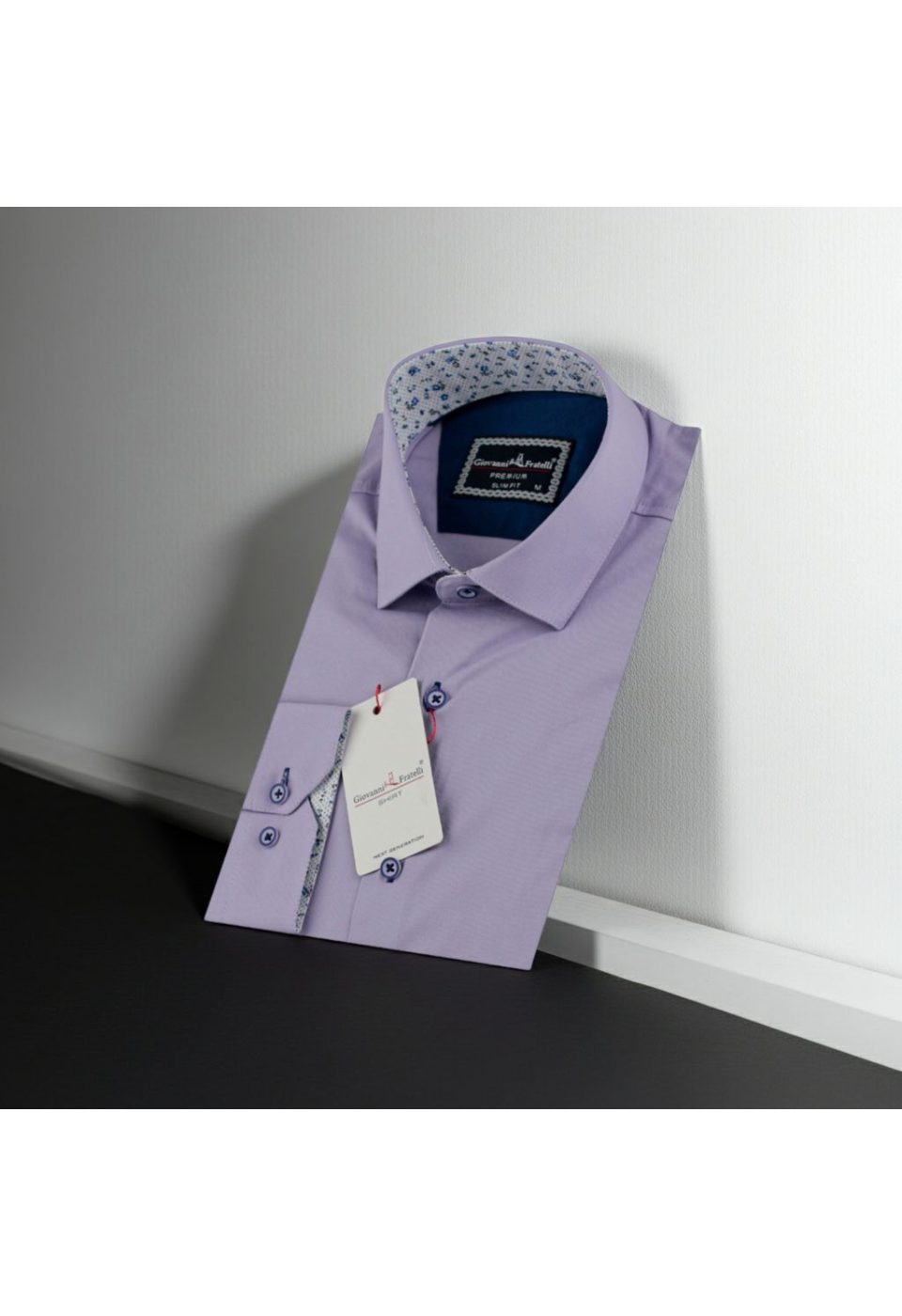 3024 CR SATIN 002 Slim Fit Uzun Kol Düz Renk Saten Erkek Gömlek 3GMK313024002 - Giovanni Fratelli