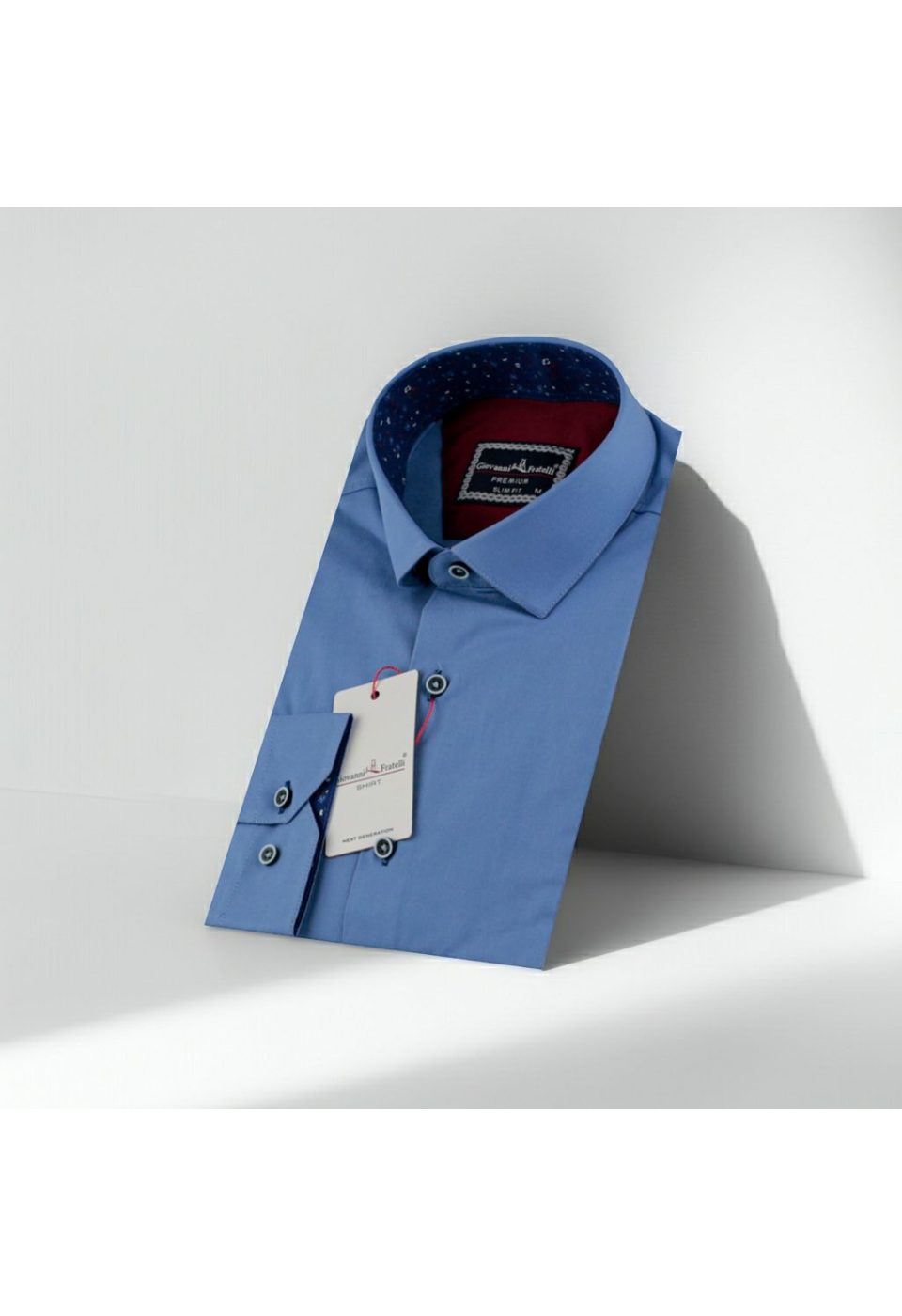 3024 CR SATIN 004 Slim Fit Uzun Kol Düz Renk Saten Erkek Gömlek 3GMK313024004 - Giovanni Fratelli