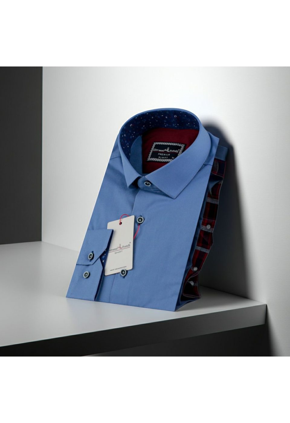 3024 CR SATIN 004 Slim Fit Uzun Kol Düz Renk Saten Erkek Gömlek 3GMK313024004 - Giovanni Fratelli