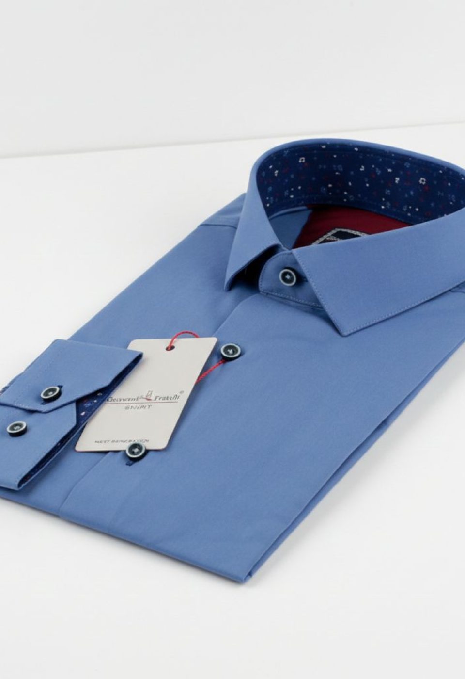 3024 CR SATIN 004 Slim Fit Uzun Kol Düz Renk Saten Erkek Gömlek 3GMK313024004 - Giovanni Fratelli