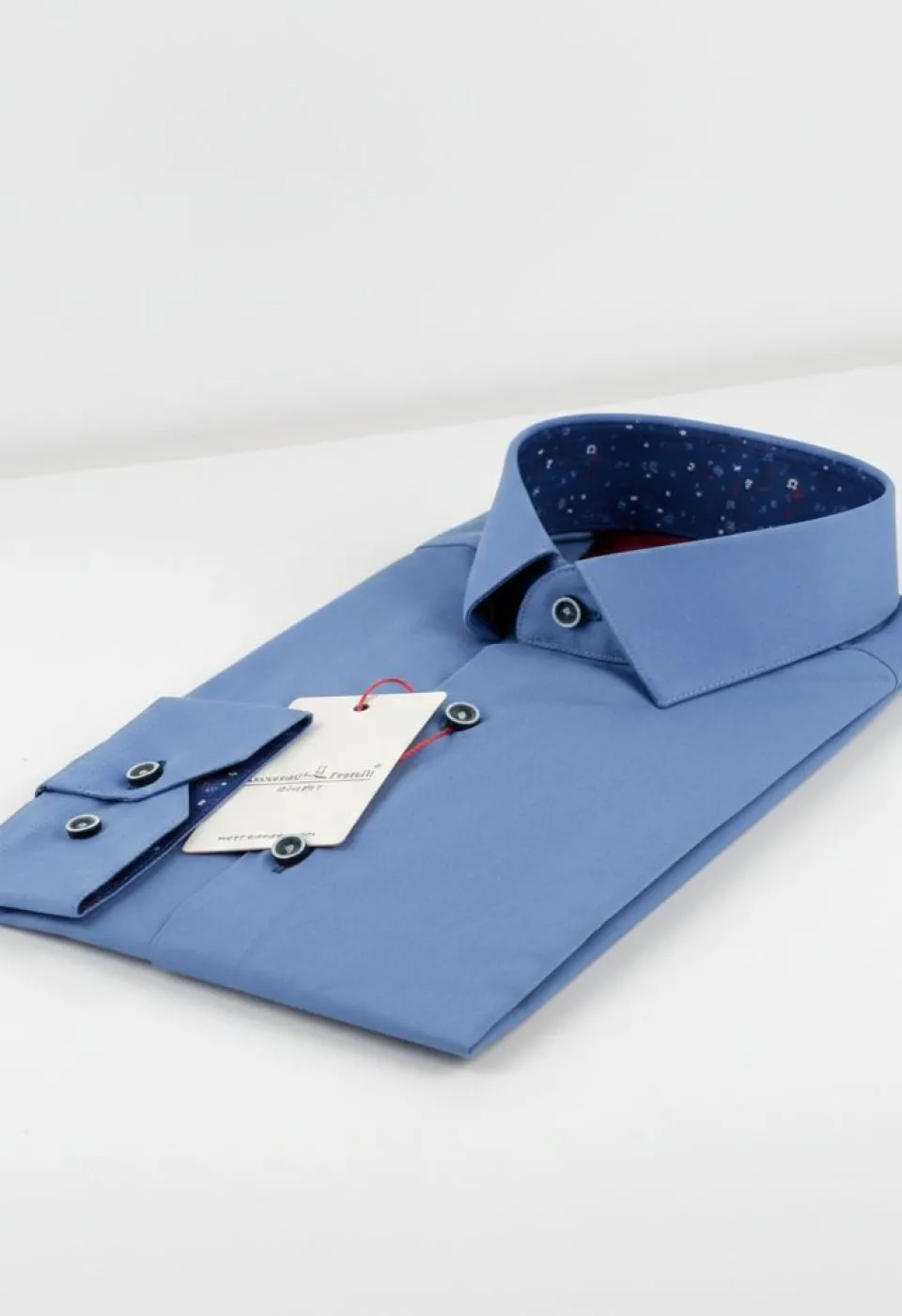 Slim Fit Uzun Kol Düz Renk Saten Erkek Gömlek 3GMK313024004 - Giovanni Fratelli