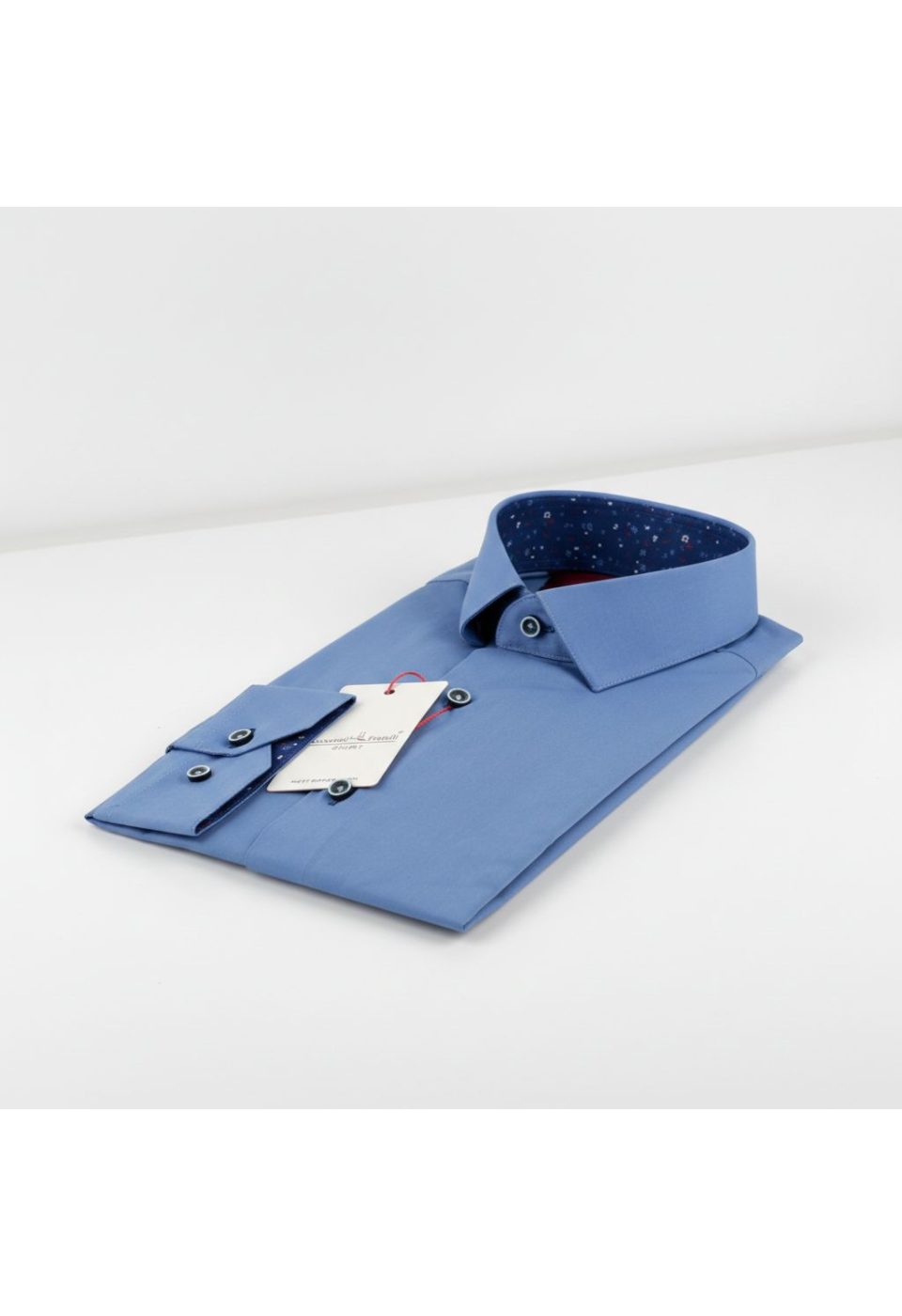 3024 CR SATIN 004 Slim Fit Uzun Kol Düz Renk Saten Erkek Gömlek 3GMK313024004 - Giovanni Fratelli
