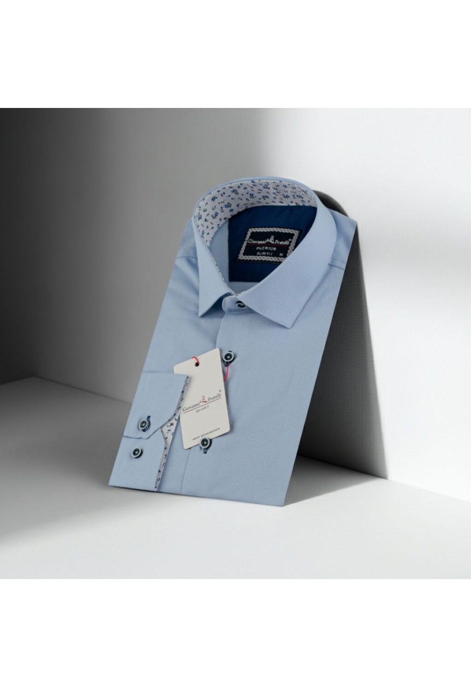 3024 CR SATIN 006 Slim Fit Uzun Kol Düz Renk Saten Erkek Gömlek 3GMK313024006 - Giovanni Fratelli
