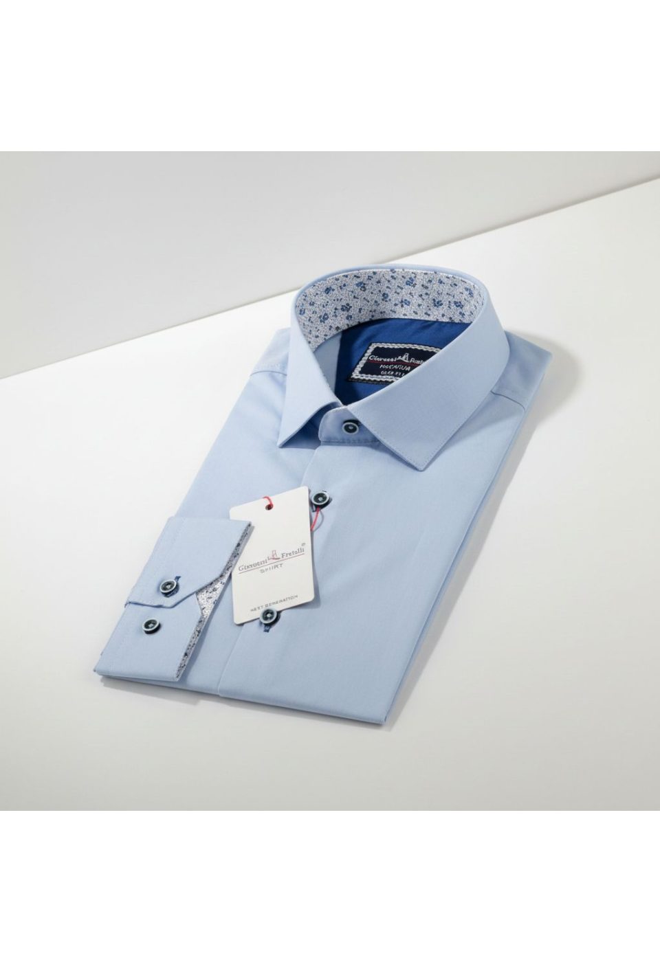 3024 CR SATIN 006 Slim Fit Uzun Kol Düz Renk Saten Erkek Gömlek 3GMK313024006 - Giovanni Fratelli