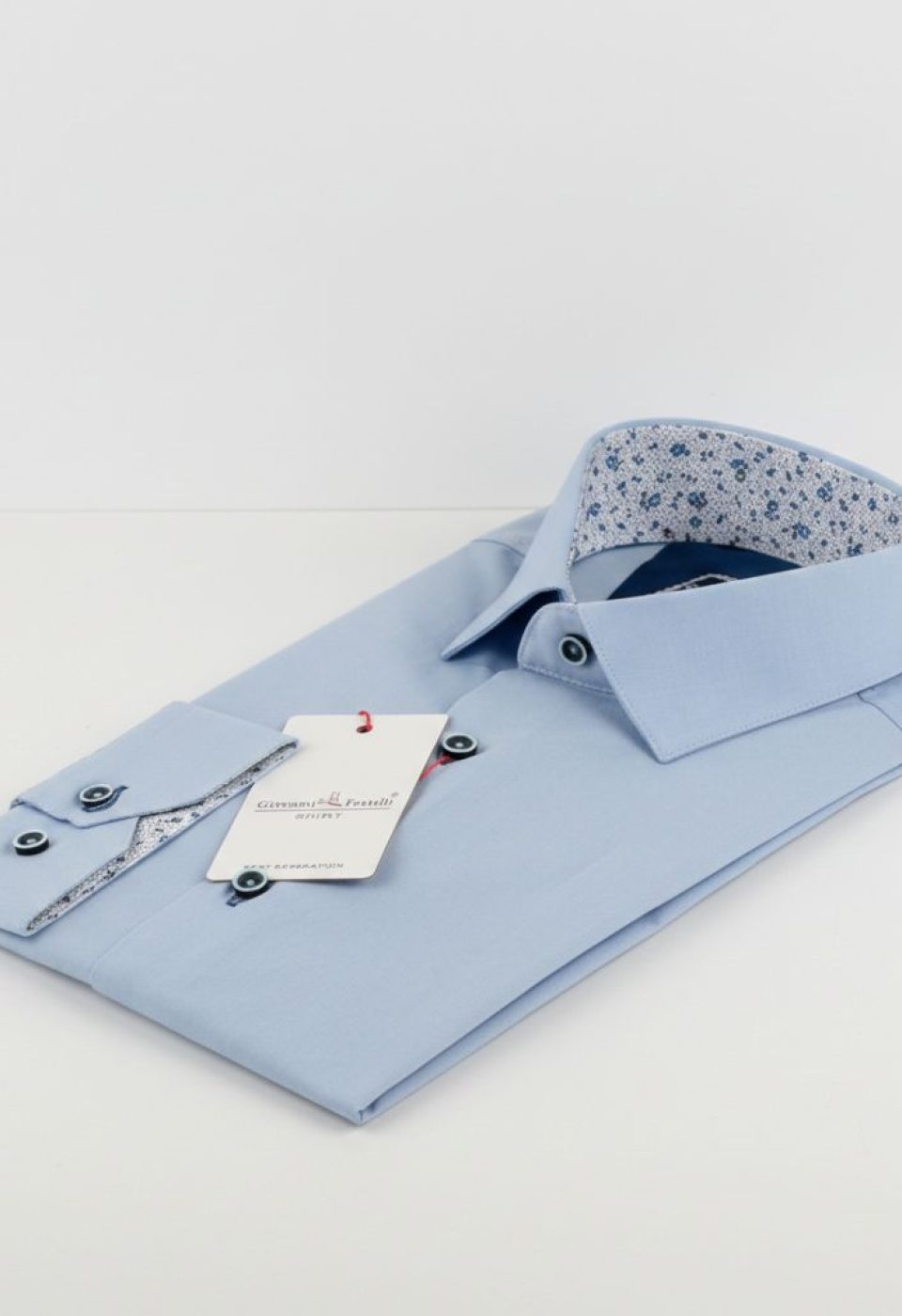 3024 CR SATIN 006 Slim Fit Uzun Kol Düz Renk Saten Erkek Gömlek 3GMK313024006 - Giovanni Fratelli